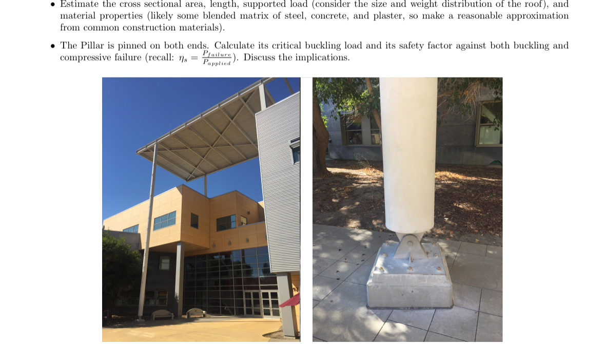 Estimate the cross sectional area, length,