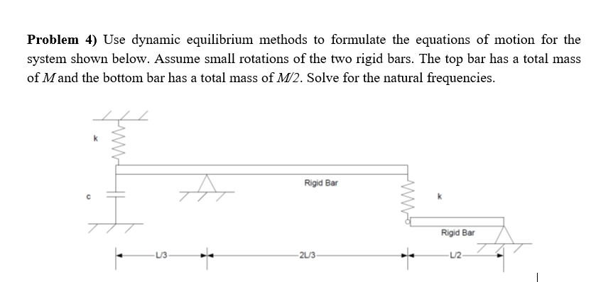 Problem 4 ) Use dynamic equilibrium methods to