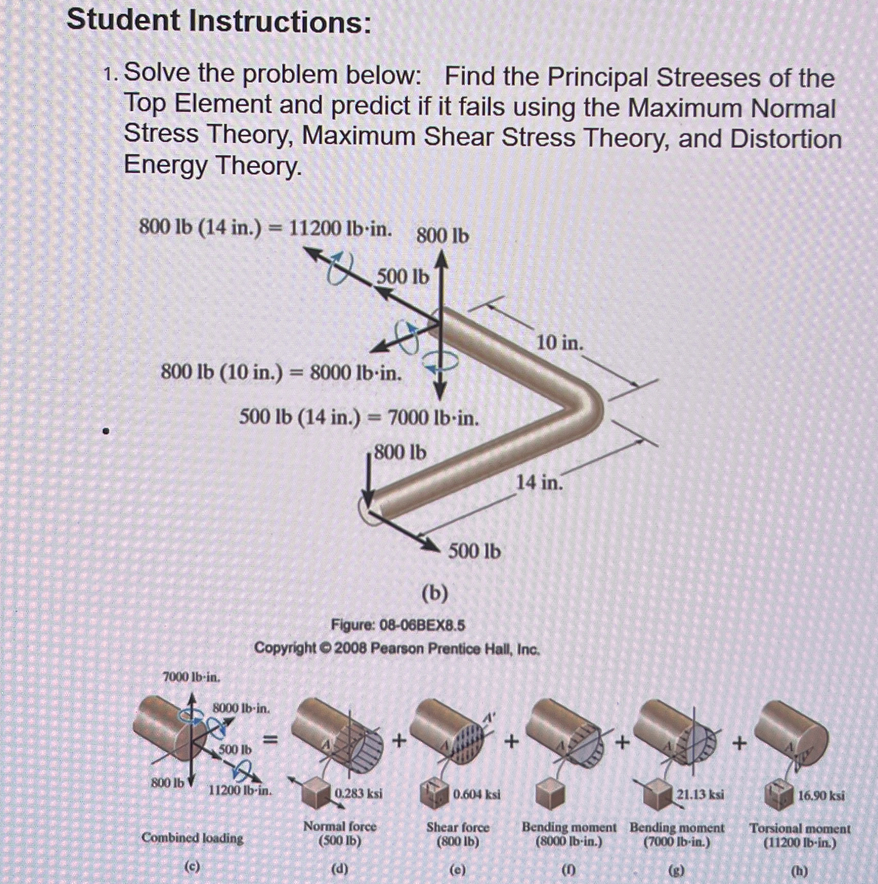 Student Instructions: Solve the problem below: