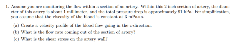 1 . Assume you are monitoring the flow within a