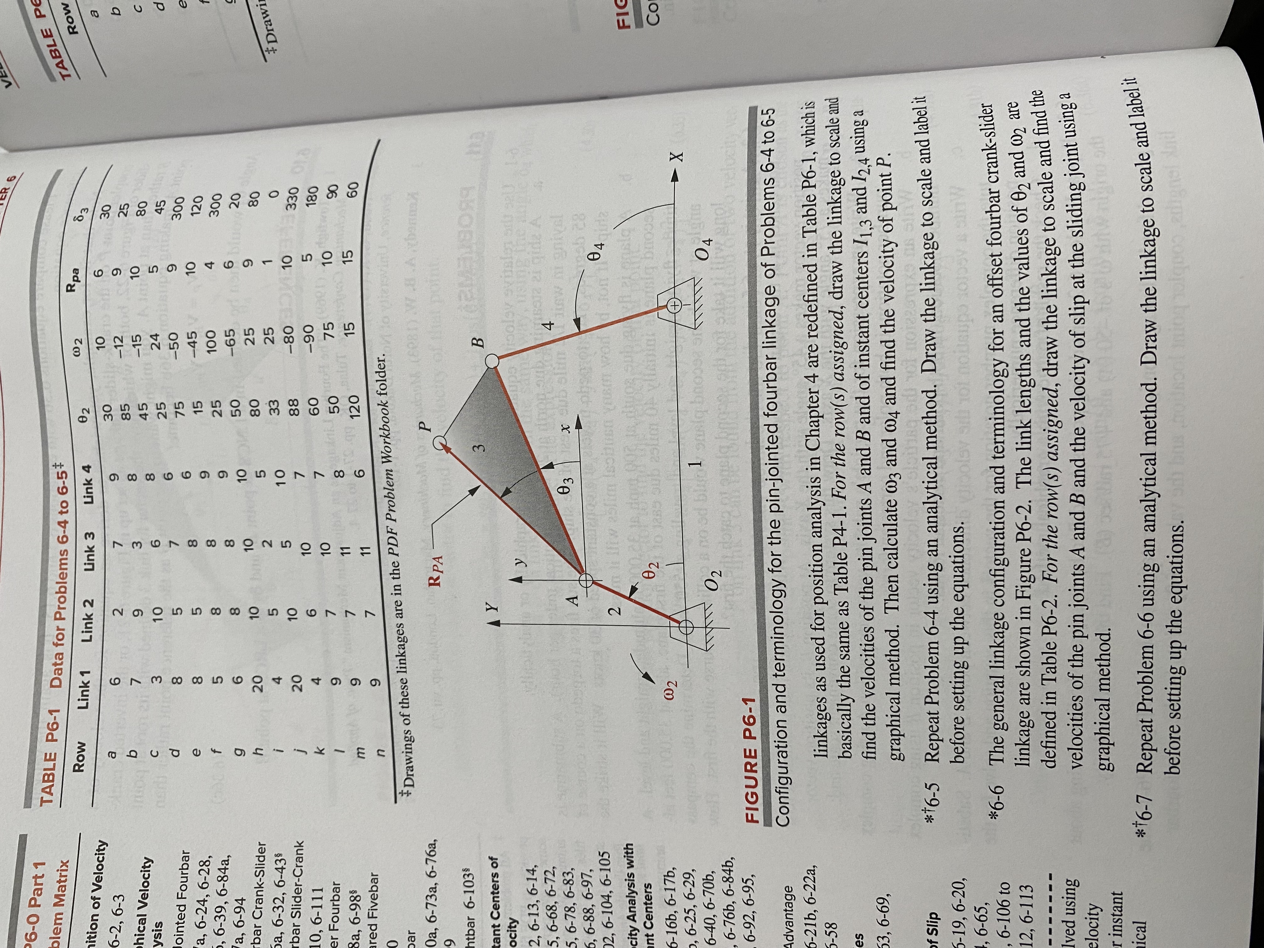 Please do problem 6 - 7 using row e of the table