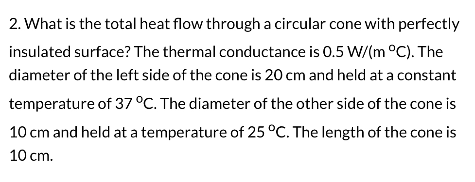 Biomedical engineering What is the total heat