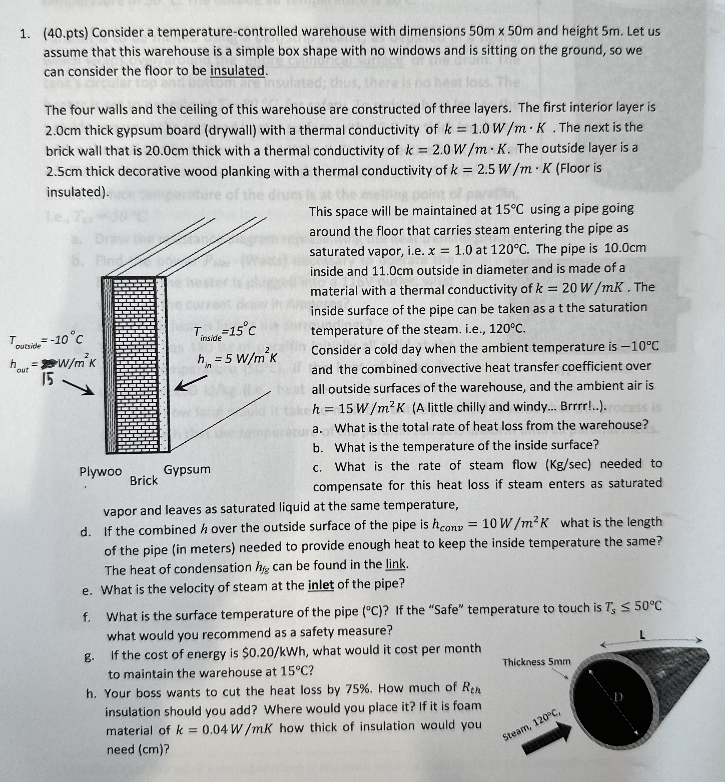( 4 0 . pts ) Consider a temperature - controlled