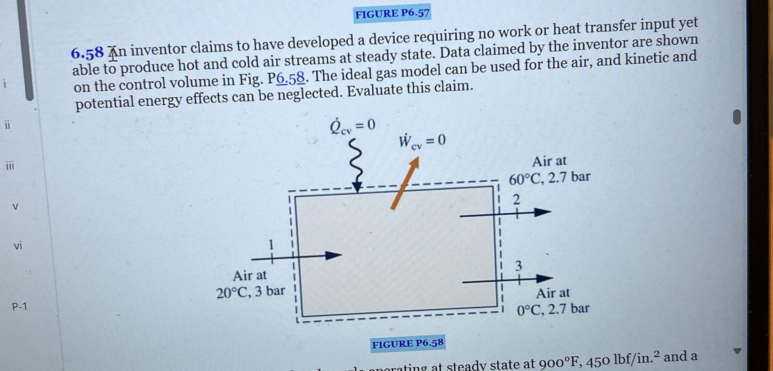 FIGURE P 6 . 5 7 6 . 5 8 inventor claims to have