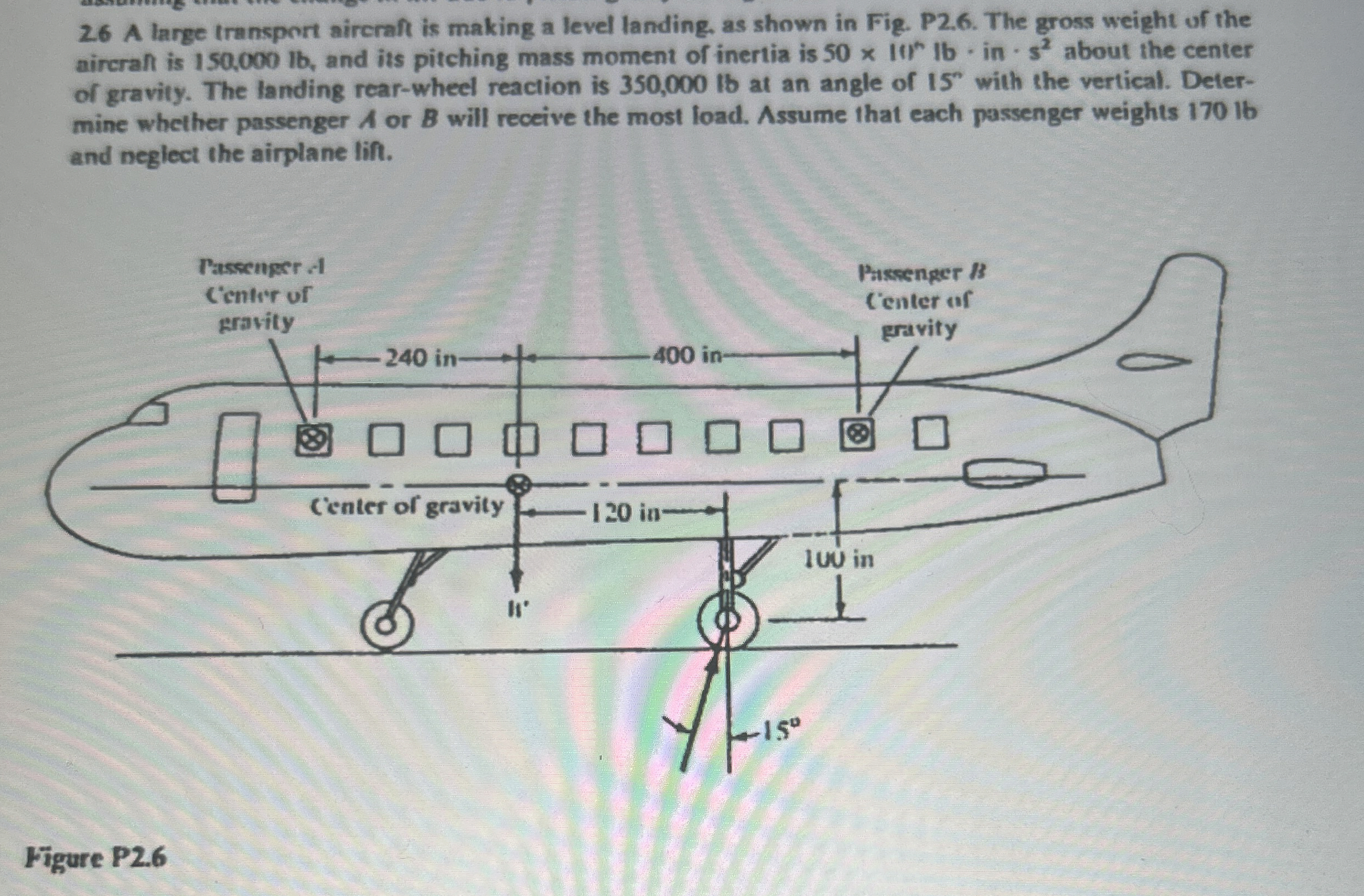 2 6 A large transport aircraf is making a level