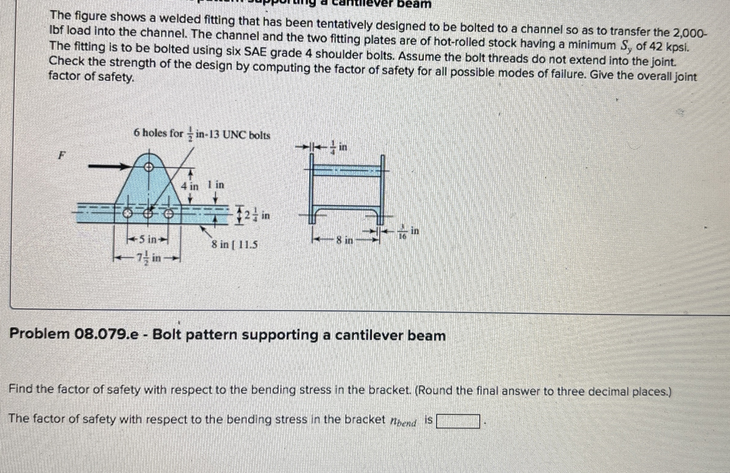 The figure shows a welded fitting that has been
