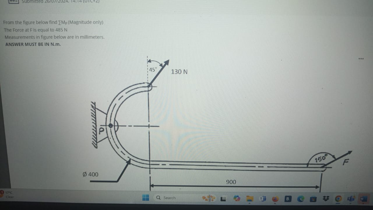 From the figure below find ? ? M p ( Magnitude