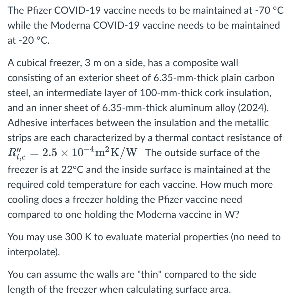 The Pfizer COVID - 1 9 vaccine needs to be