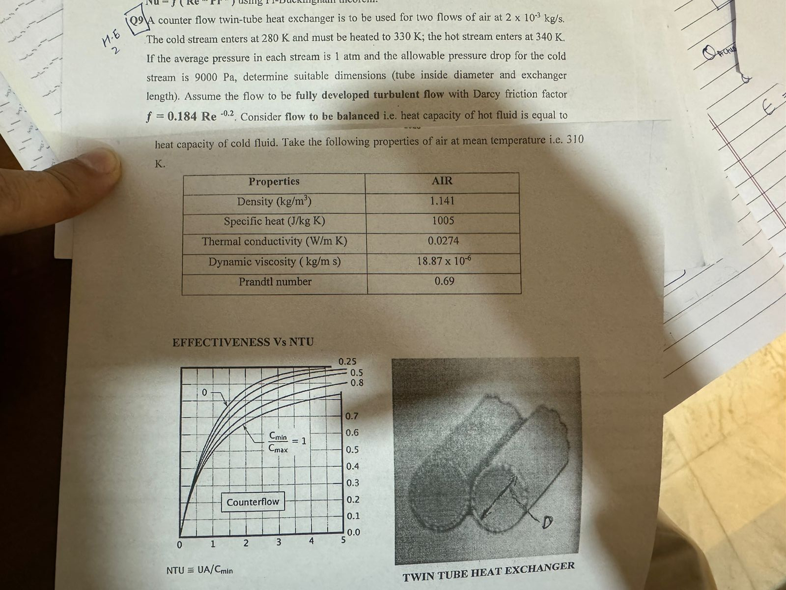 stream is 9 0 0 0 Pa , determine suitable