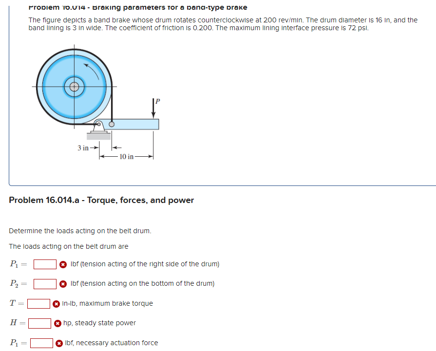 rrobiem 1 0 . 0 1 4 - braking parameters tor a