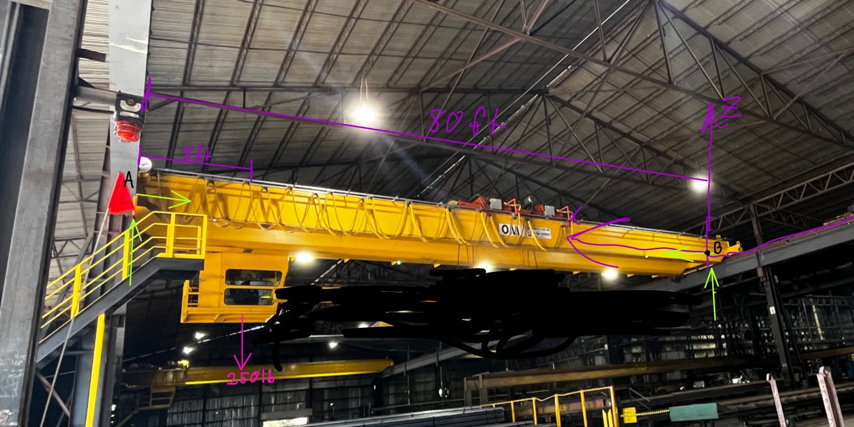 Draw a free body diagram of the following if the