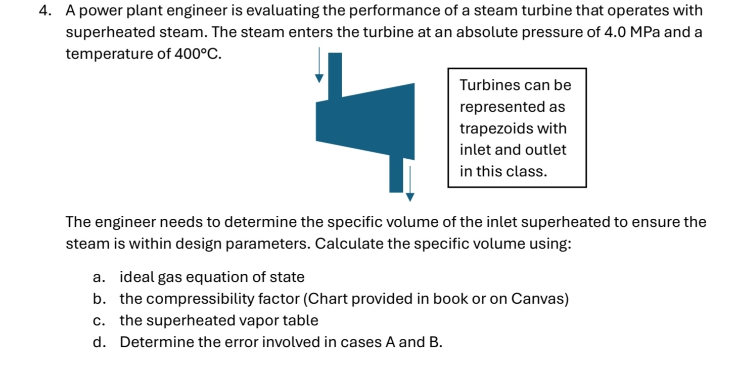 A power plant engineer is evaluating the