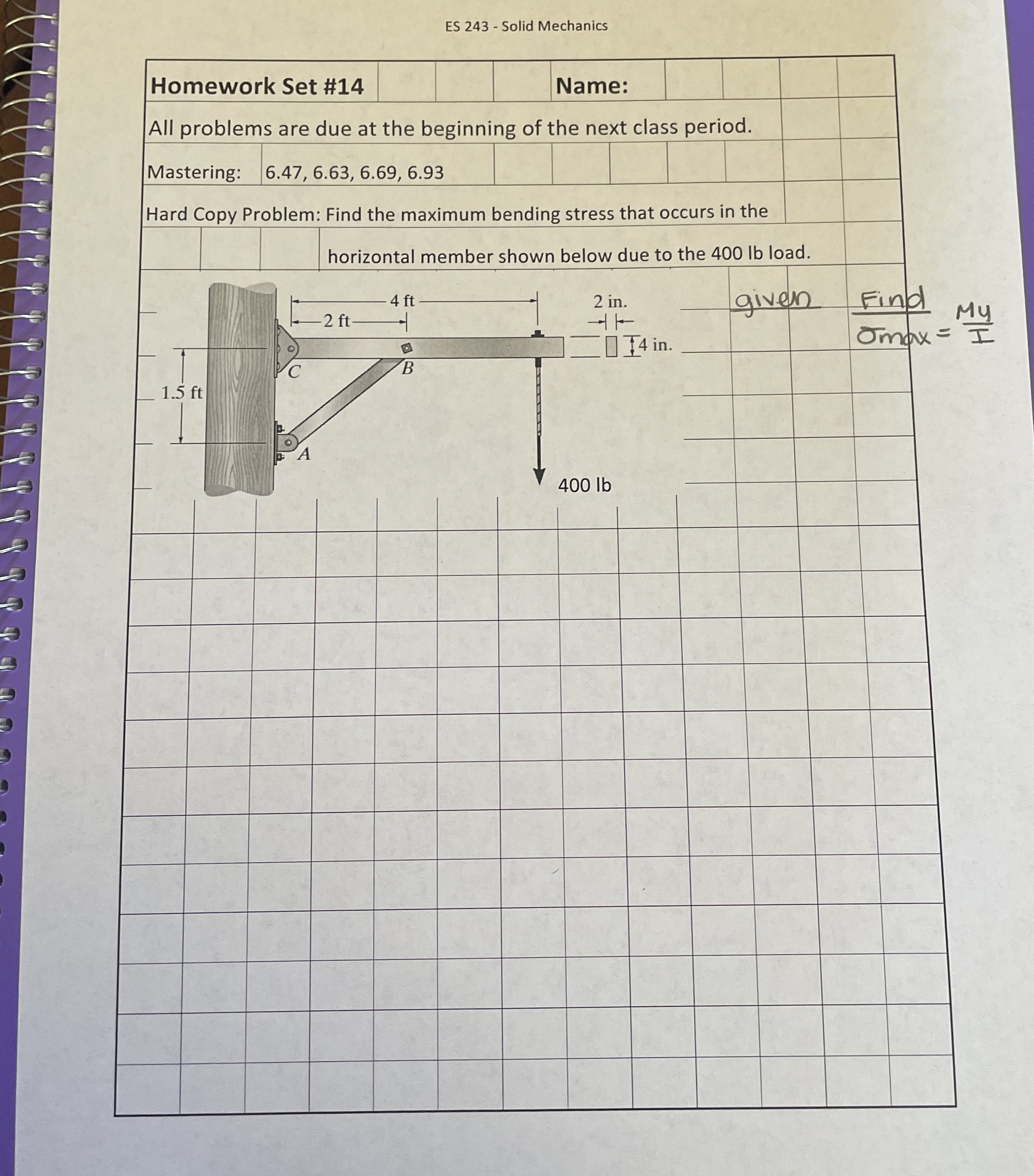 ES 2 4 3 - Solid Mechanics
