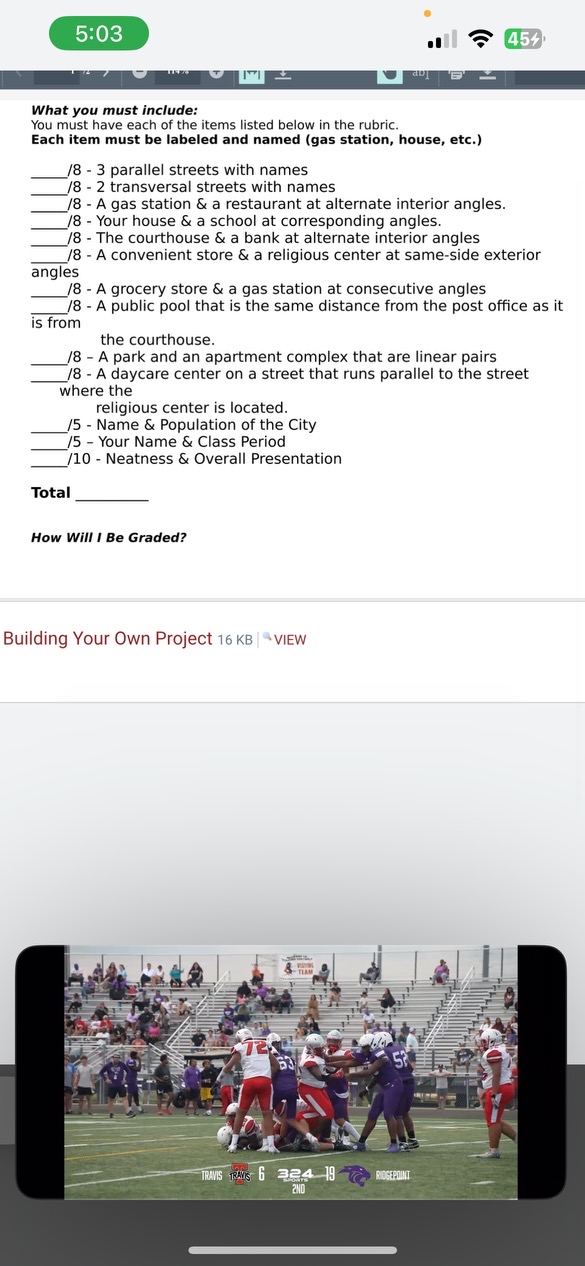 "Build Your Own City" Project You are to design