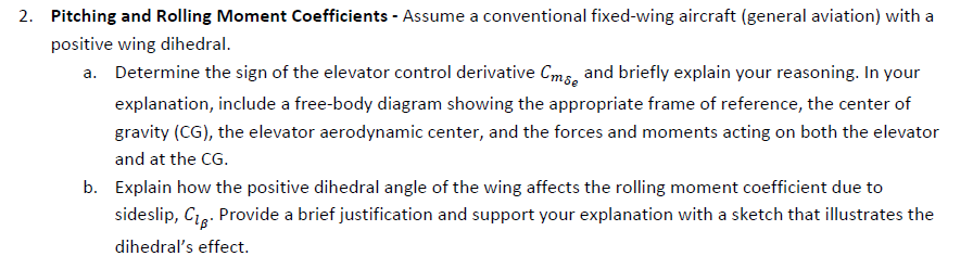 2 . Pitching and Rolling Moment Coefficients -
