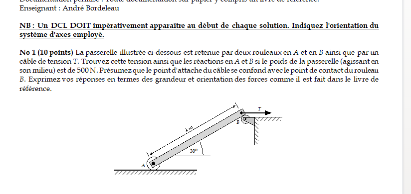 Enseignant : Andr Bordeleaut NB: Un DCL DOIT imp