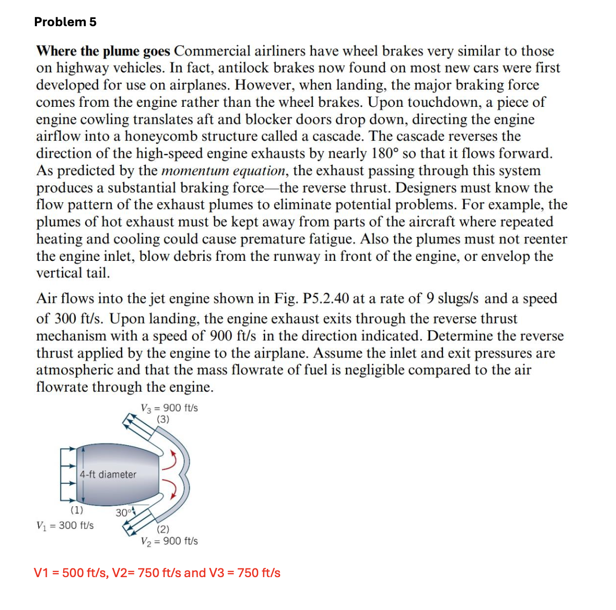 Problem 5 Where the plume goes Commercial
