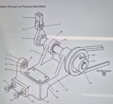 Name the part or Feature identified
