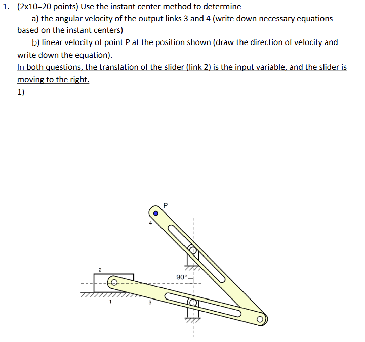 1 . \ ( ( 2 \ times 1 0 = 2 0 \ ) points ) Use