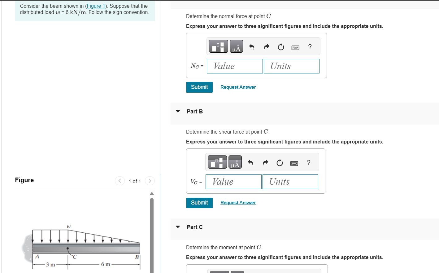 Consider the beam shown in ( Figure 1 ) . Suppose