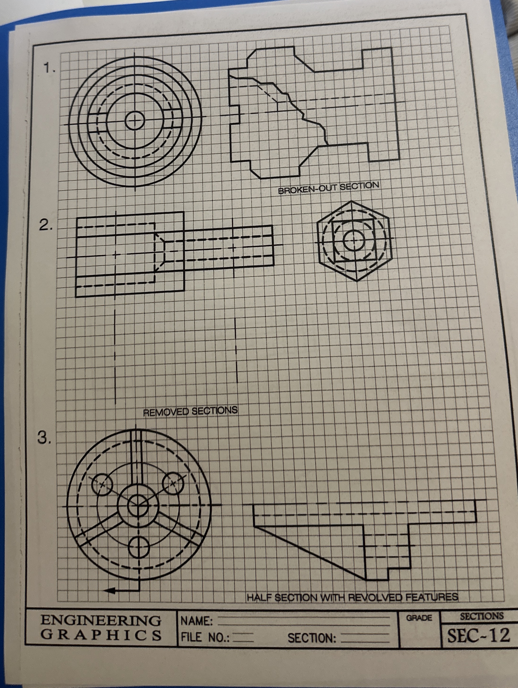 brokEN - OUT SECTION REMOVED SECTIONS HALF