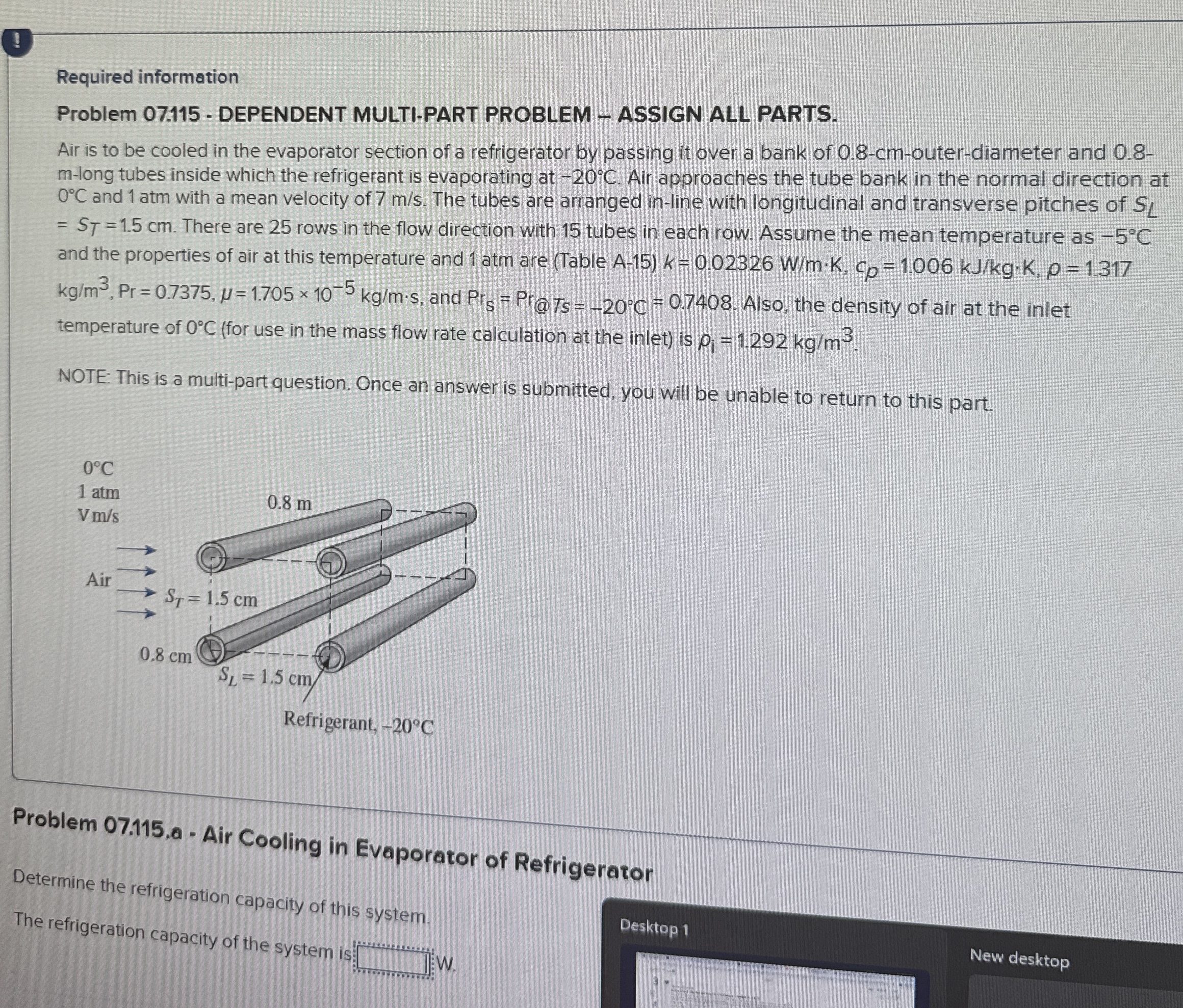 Required information Problem 0 7 . 1 1 5 -