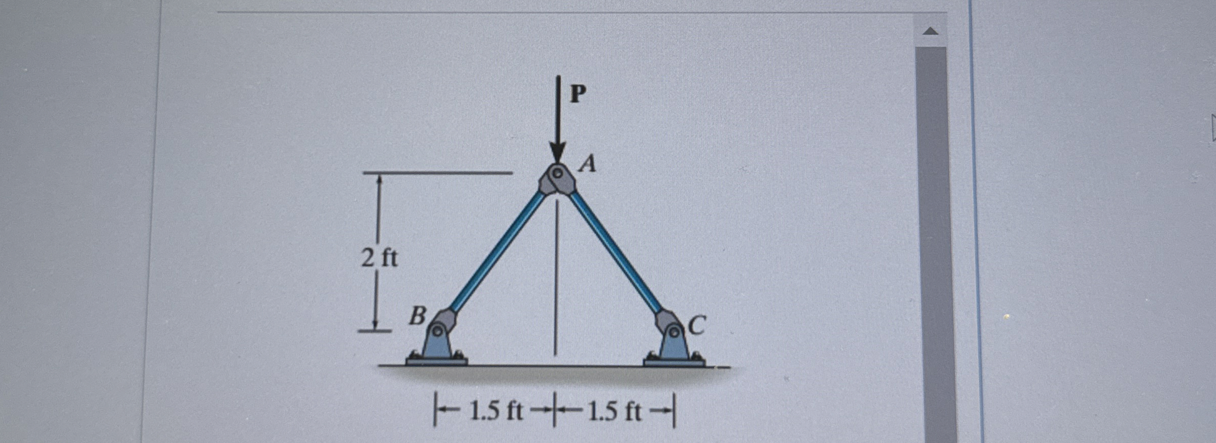 The linkage is made of two pin - connected A - 3