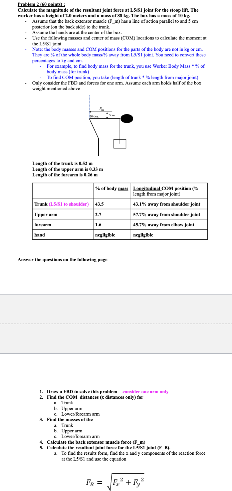 Can you please work this problem out the way its