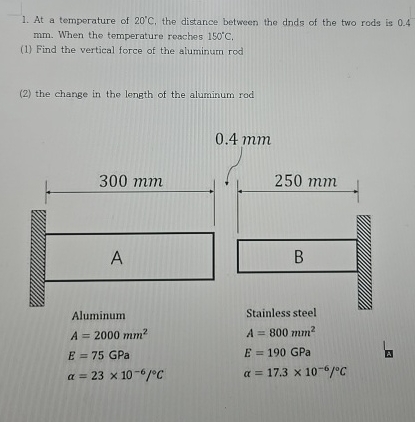 At a temperature of 2 0 C , the distance between