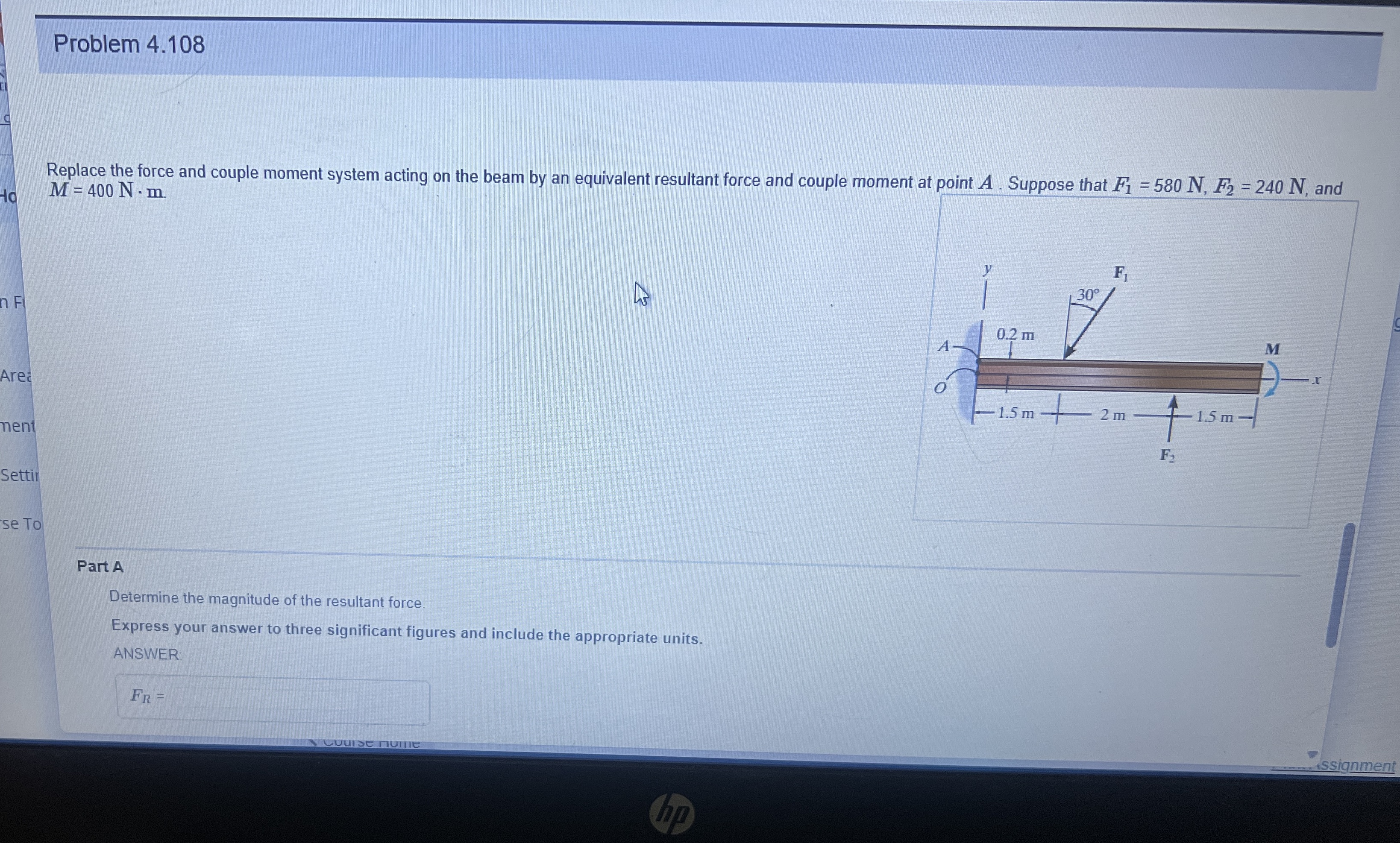 The force F = { - 6 i + 3 j + 1 1 k } N is