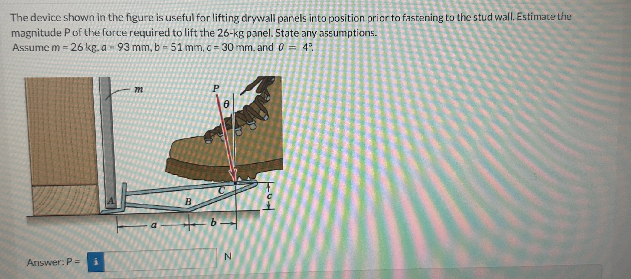 The device shown in the figure is useful for