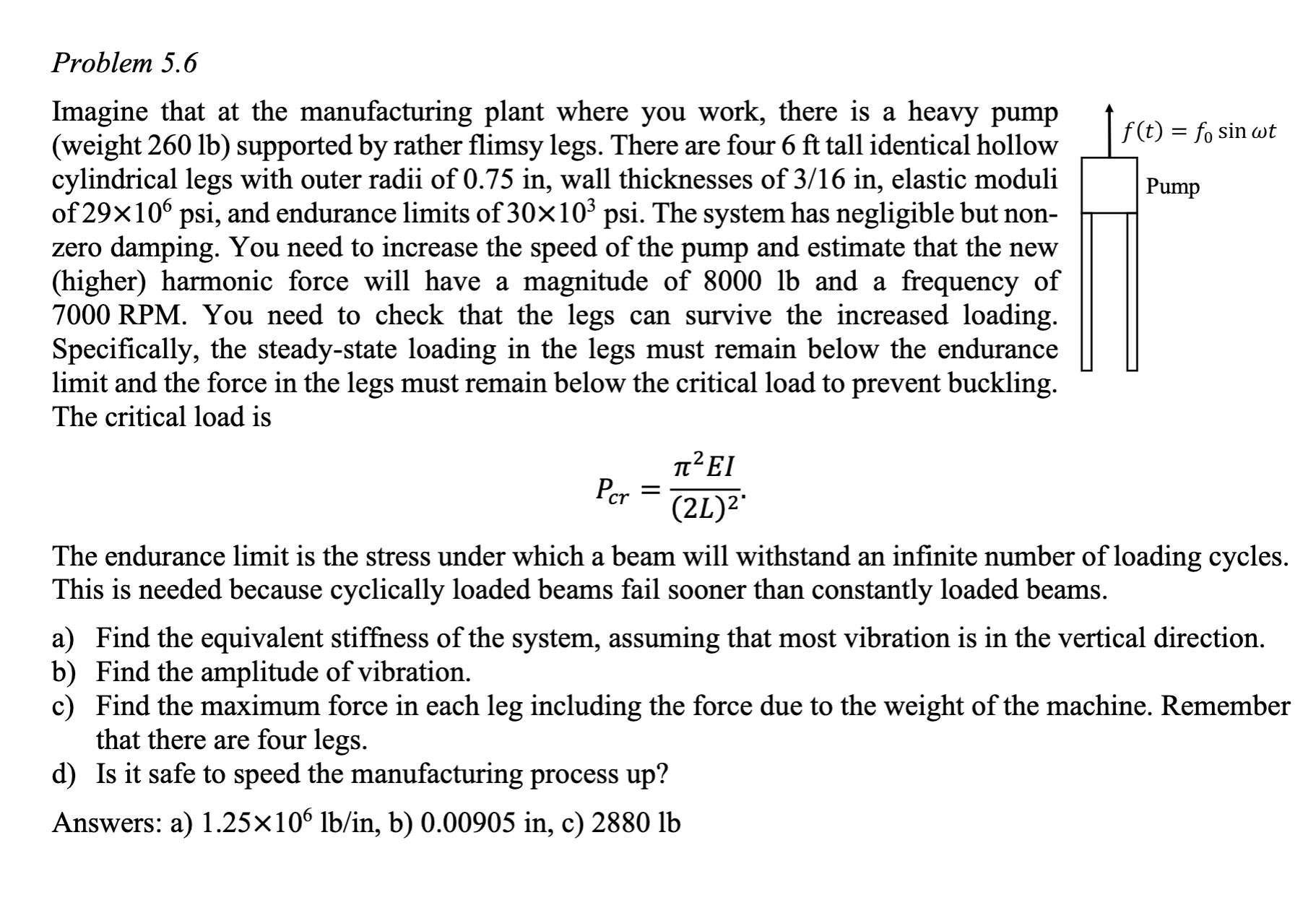 Problem 5 . 6 Imagine that at the manufacturing