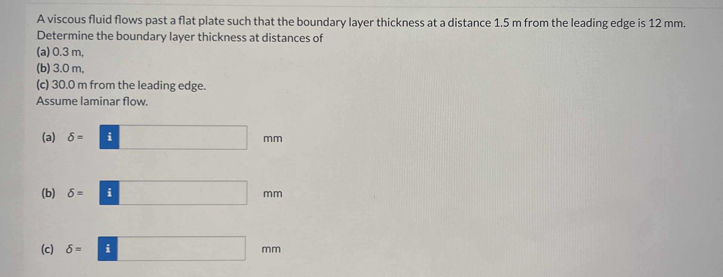 A viscous fluid flows past a flat plate such that
