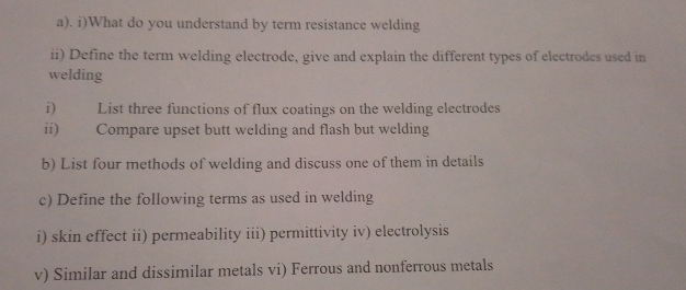 a ) . i ) What do you understand by term