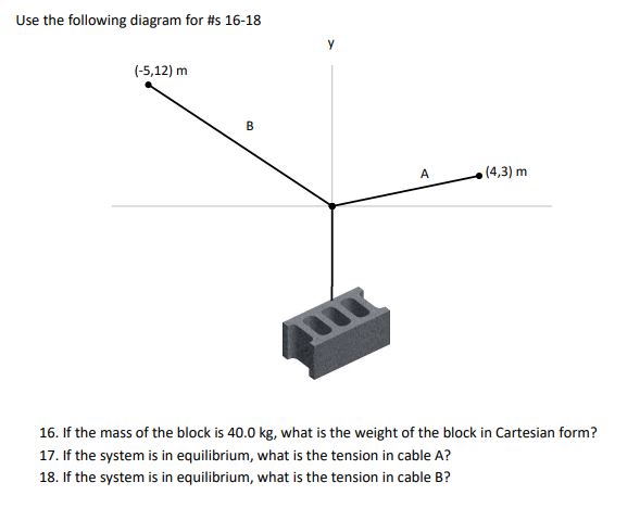 Use the following diagram for \ #s 1 6 - 1 8 1 6