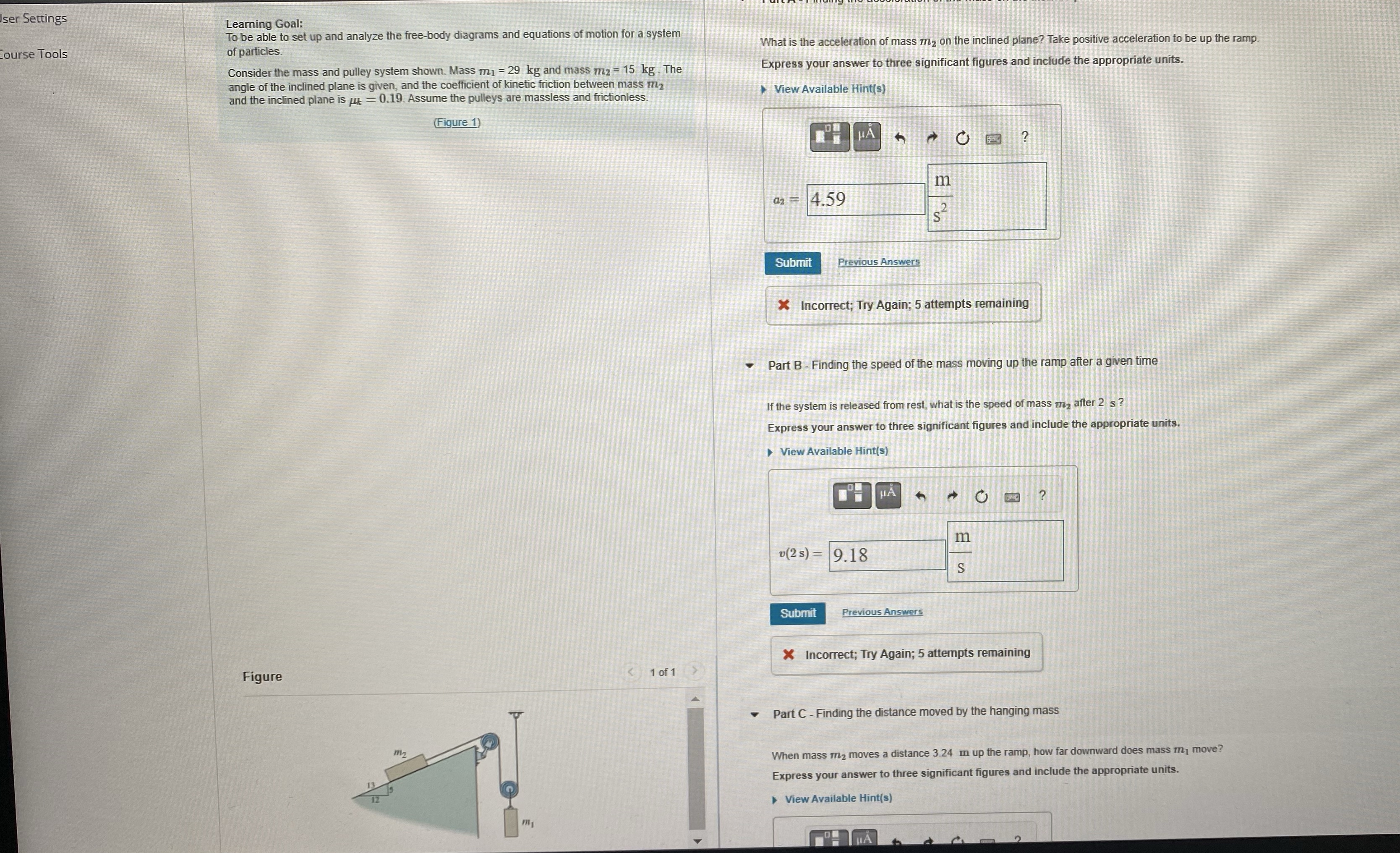 ser Settings ourse Tools Leaming Goal: To be able