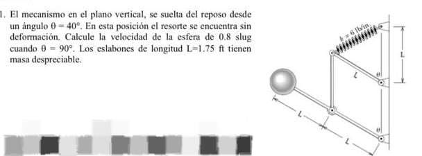 The mechanism in the vertical plane is released