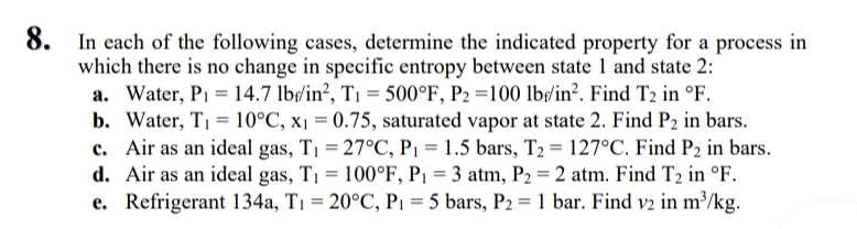 In each of the following cases, determine the