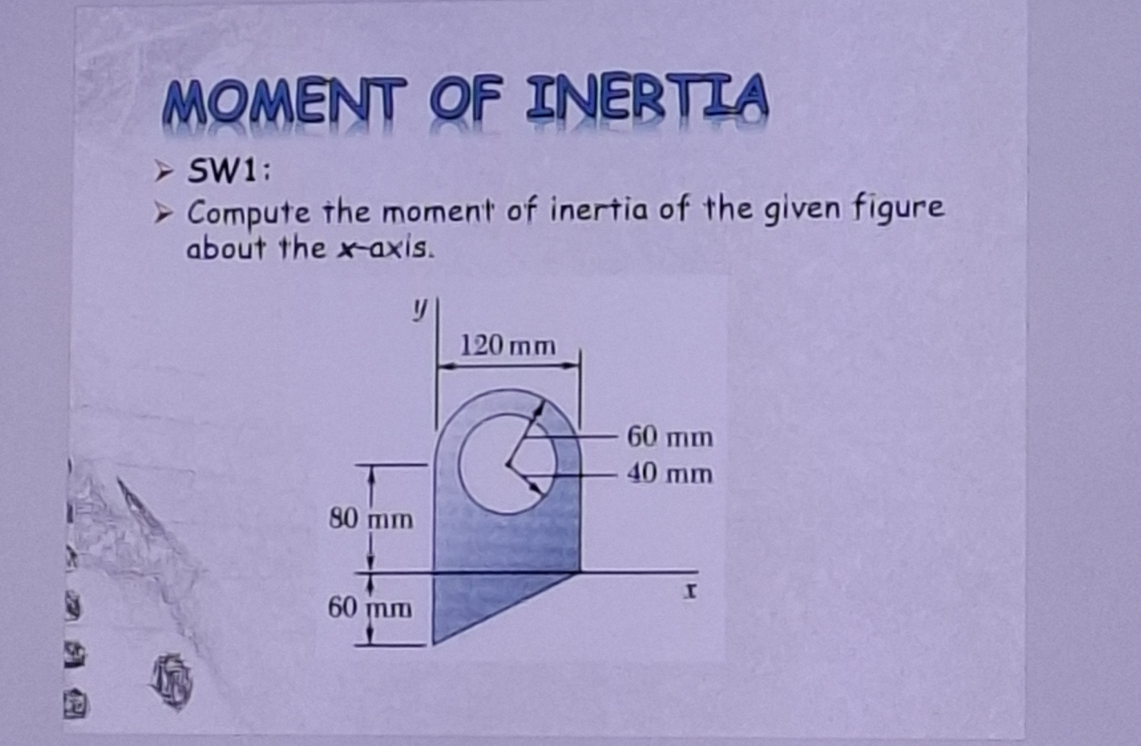 MOMENT OF INERTIA  style=