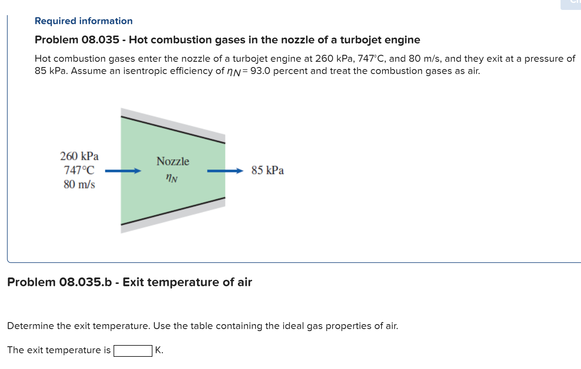 Required information Problem 0 8 . 0 3 5 - Hot