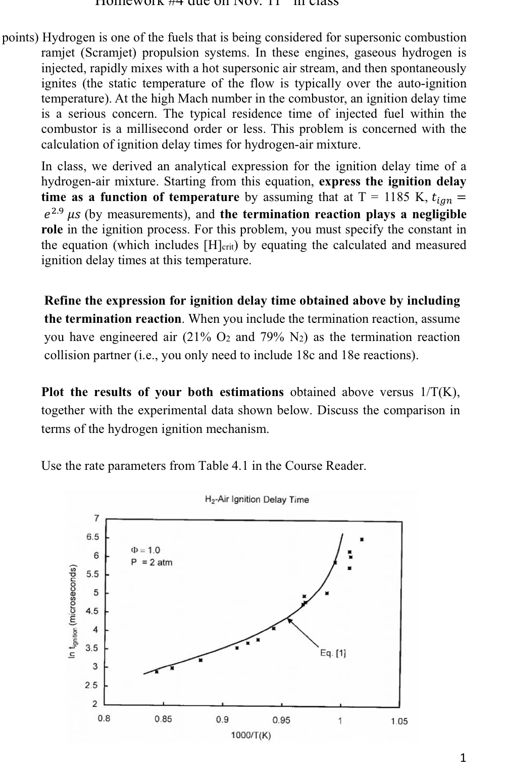 points ) Hydrogen is one of the fuels that is