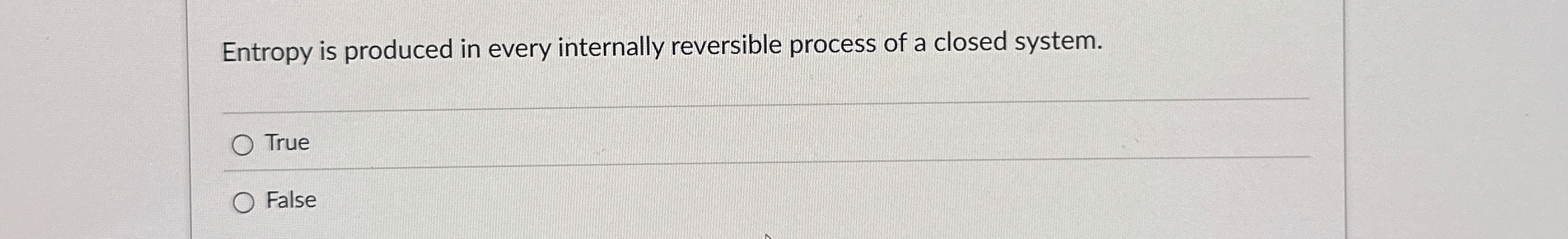 Entropy is produced in every internally