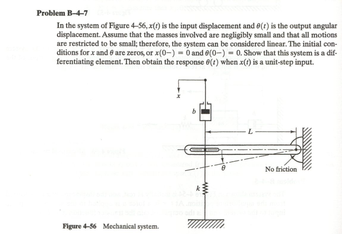 Problem B - 4 - 7 In the system of Figure 4 - 5 6