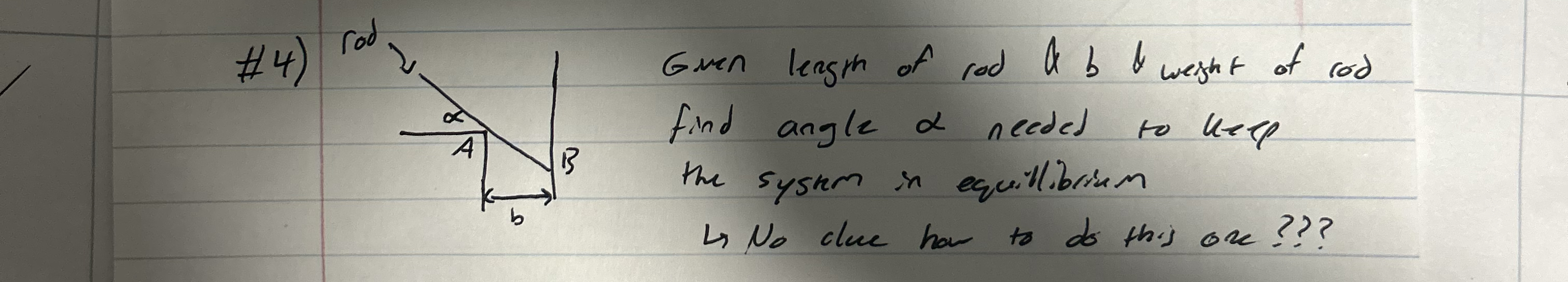 # 4 ) r o d 2 2 Given length of rod, b , and the