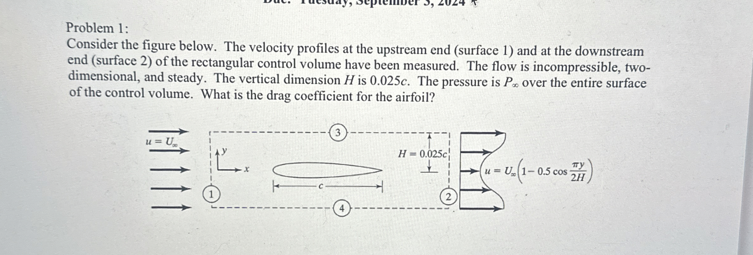 Problem 1 : Consider the figure below. The