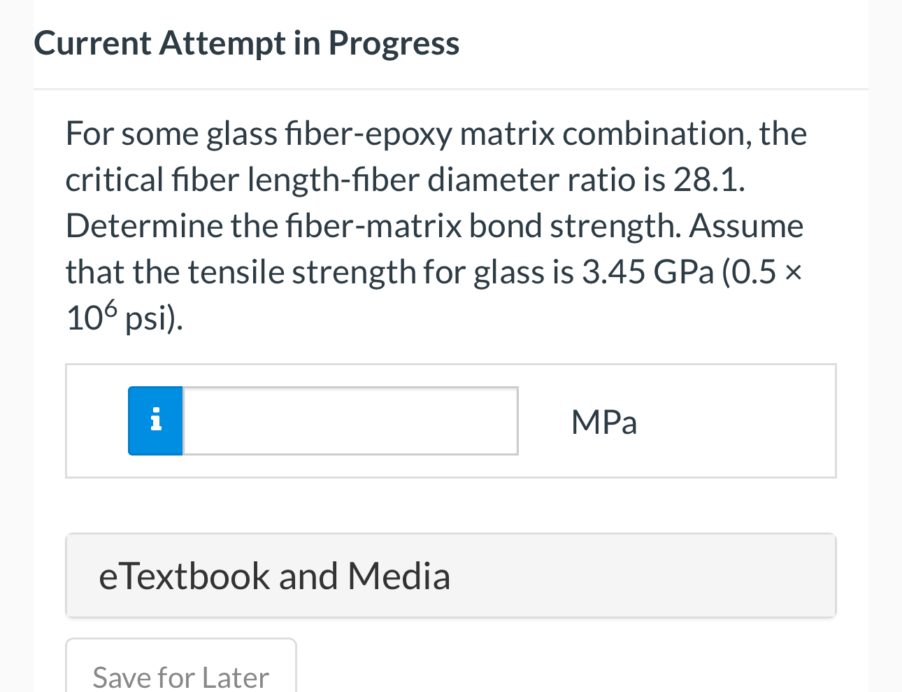 Hmwk 8 no 3 Current Attempt in Progress For some