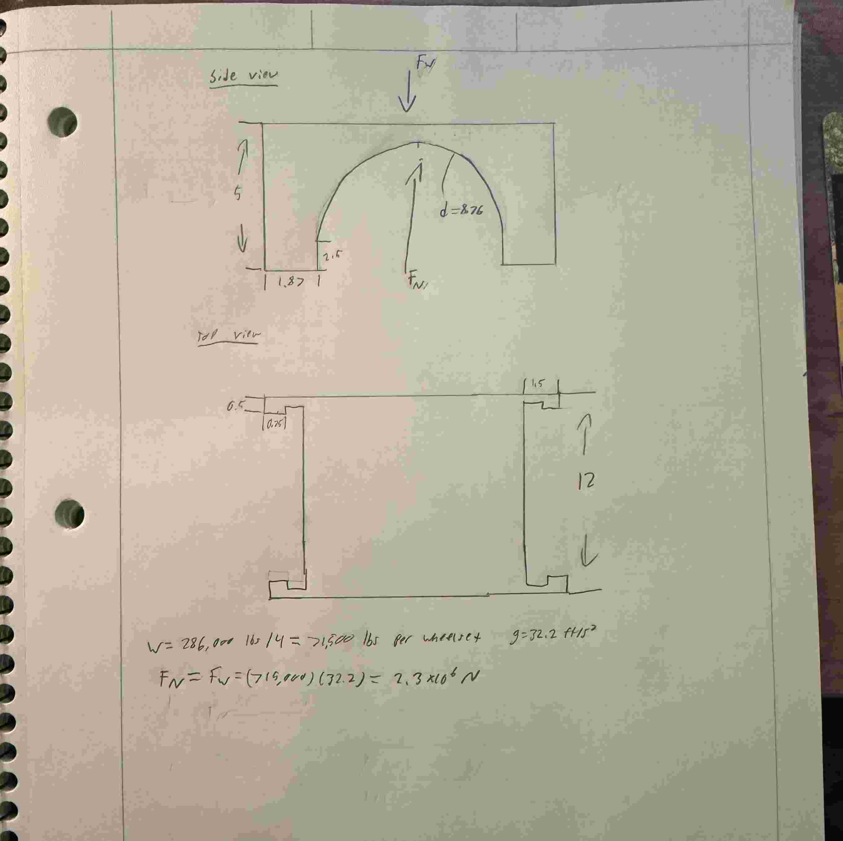 Consider this simple bearing adapter for a train