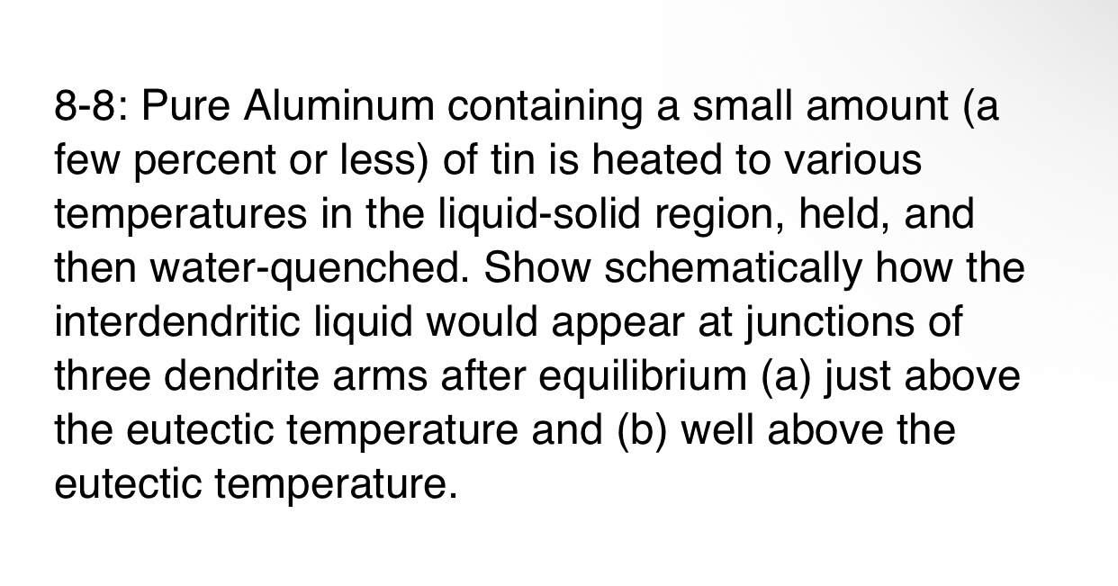 8 - 8 : Pure Aluminum containing a small amount (