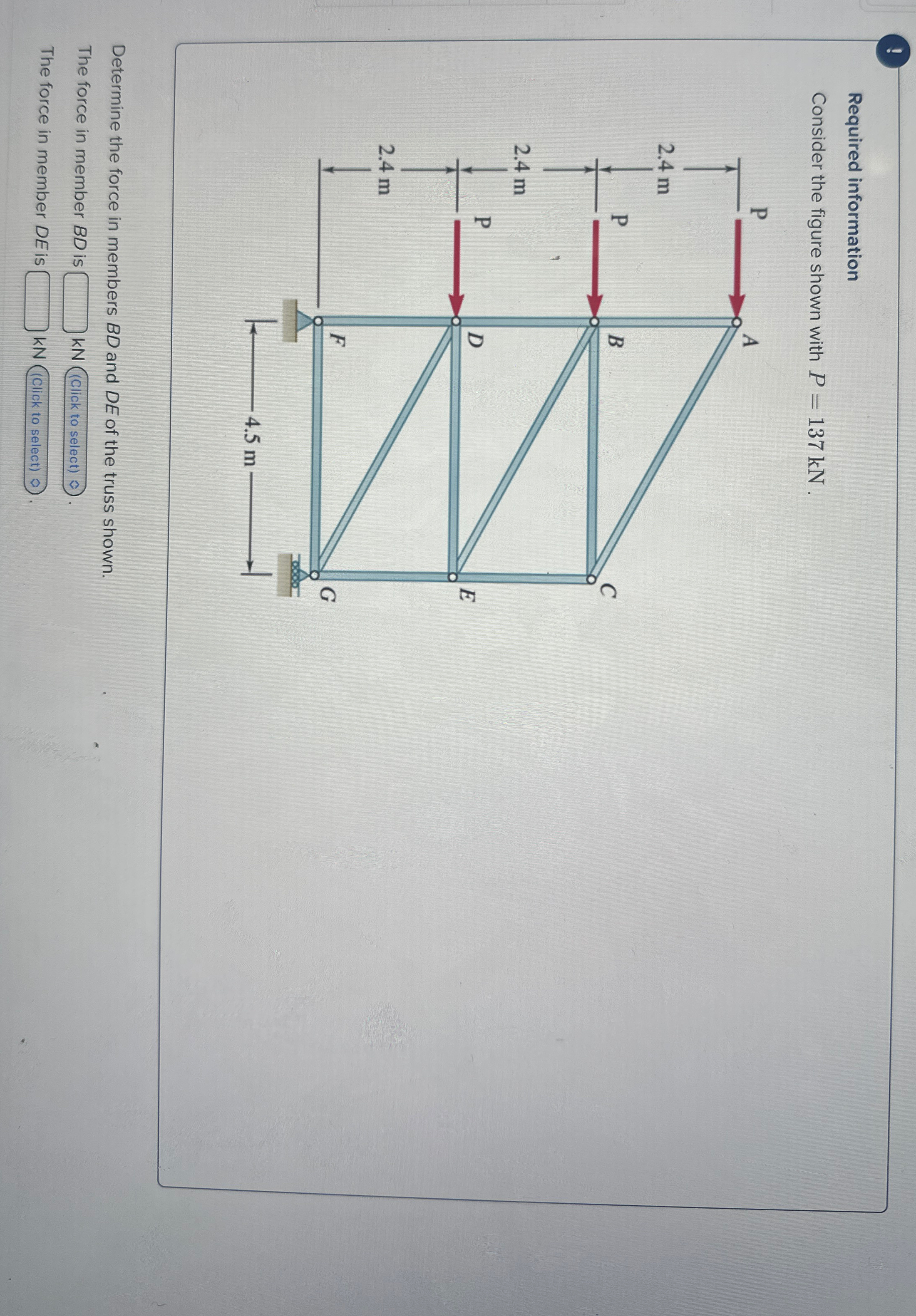 ! Required information Consider the figure shown