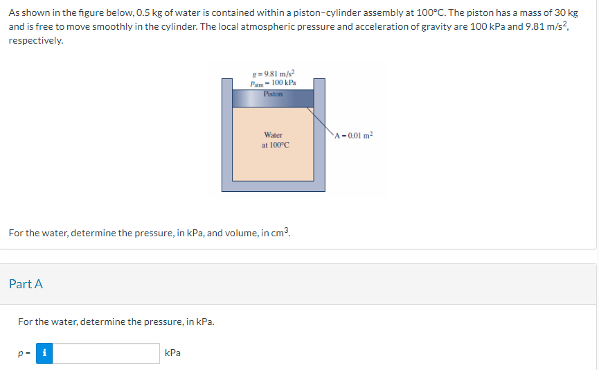 As shown in the figure below, 0 . 5 kg of water